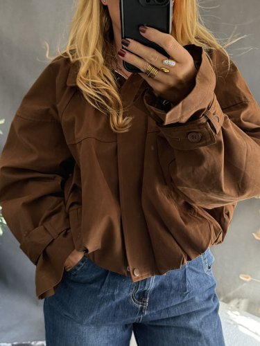 Bomber Mochy -hnedý