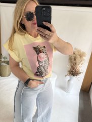 Tričko šelma-žlutá