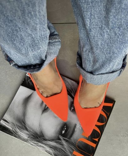 Lodičky Neon Orange Alexandra