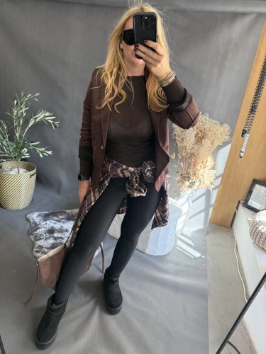 Sako Luisa velúr-hnedá