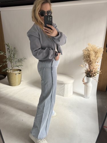 Džínsy Vanilla-modré