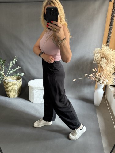 Nohavice Black -Lumina - Velikost: S