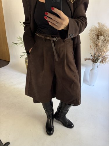 Šortky lamiar podzimní-hnědá