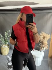 Vesta Crop S/M a L/XL-červená