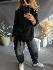 Košile Sun na suk-černá