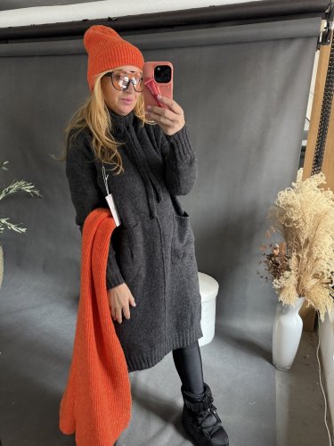 Pletené šaty/mikina COCO-