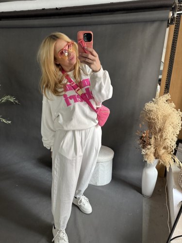 Mikina Mon Cheri-bílá