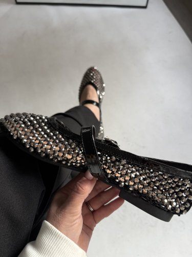 Balerínky s kamienky Sandy - Velikost: 41