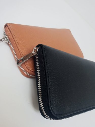 Kožená peňaženka Sandy - barva: cognac