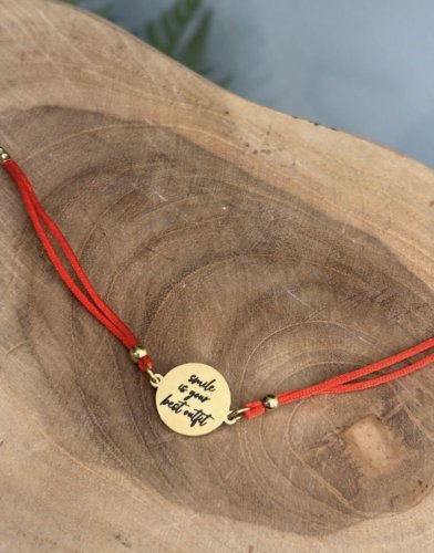 Náramek Fashinity-červený