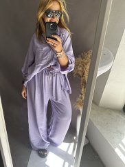 Oversize Oblek Abba-fialový