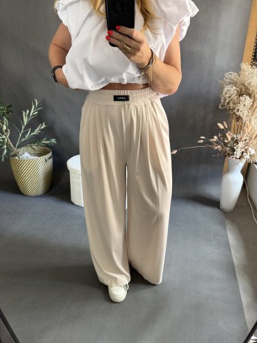 Nohavice Lumina-béžové