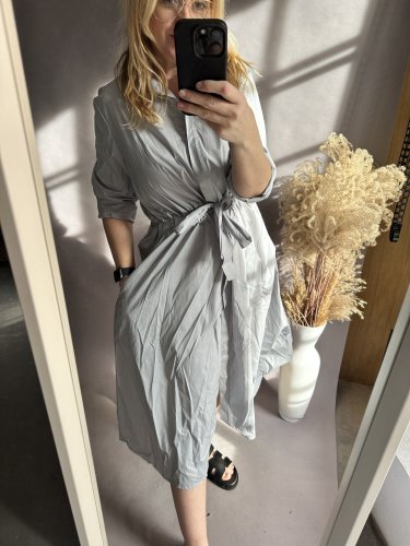 Šaty Business-šedé