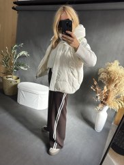 Nohavice s pruhom-max do M