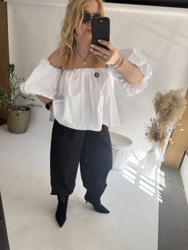 Halenka Romantic-bílá