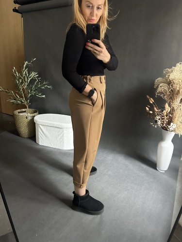 Kalhoty Luisa-mustard